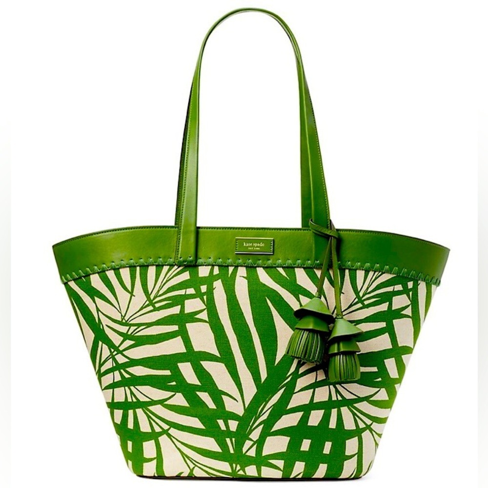 New - ♠️🌴 Kate Spade - Large Palm Tote ♠️🌴